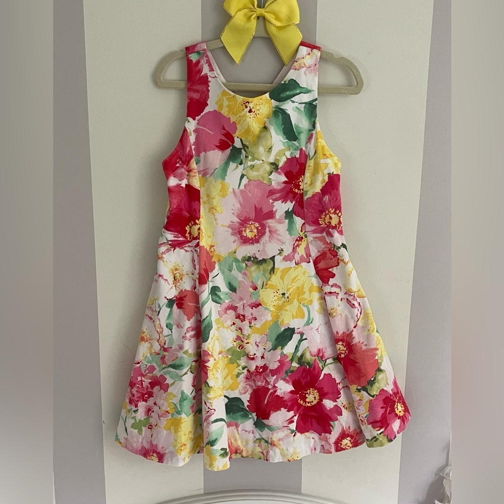 🌺🌸 Adorable Ralph Lauren floral print dress size 4T 🌺🌸